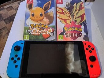 Predám Nintendo Switch + 2 hry