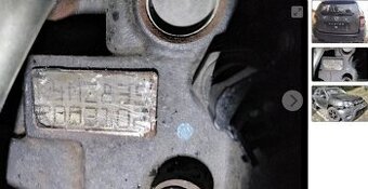 DACIA DUSTER 1.6 2013 predám MOTOR K4M Z835, DVERE, Motor K4