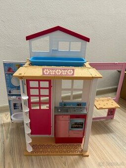 Barbie domček, salon, doplnky