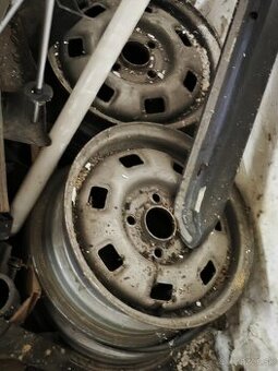 Plechové disky Škoda Favorit, 5J x 13", 4ks