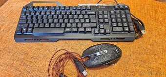 Herná Svietiaca Klávesnica + Myš