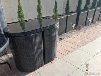 Záhradné sedenie – ratanová sada (stôl a stoličky)