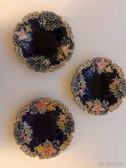 3 porcelánové tanieriky