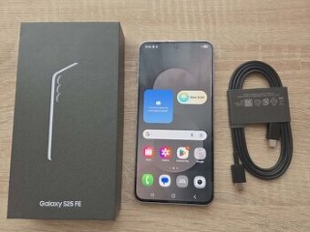 Samsung Galaxy S25 FE 8GB/256GB, jetblack, top,zaruka