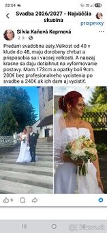 Saty elegantne/ svadobne