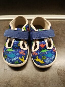 Detské papučky - plátenky Jonap Baby t-rex, veľkosť 21