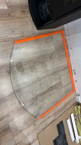 SKLO POD KACHLE-záruka 1rok- š100cm, h90cm, R72.5, Fazetou