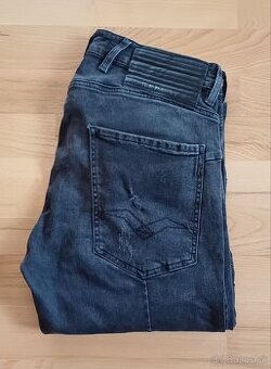 Replay tmavošedé skinny strečové
