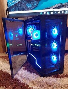 Herný nový PC – RTX 3060 Ti+Ryzen 5+32GB RAM+NVMe+SSD
