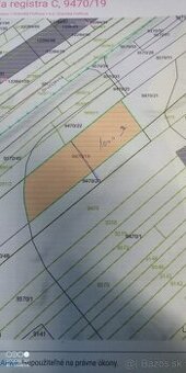 Stavebný pozemok 1000m2