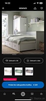 Hemnes posteľ