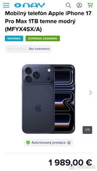 iPhone 17 Pro Max 1 TB