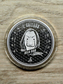 1oz strieborná minca  Bella Ciao PROOF - LIKE