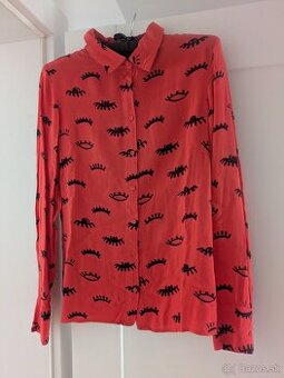 Červená košeľa so vzorom - 1
