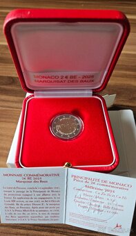 2 Euro € Monaco Monako 2025 - Marquisat des Baux (Proof) - 1