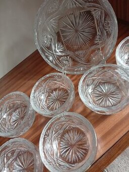 Bohemia kryštál súprava, poháre