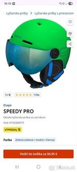 Detská lyžiarska prilba 53-55 cm