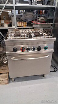 Kombinovaný sporák LOTUS se stat. elektrickou troubou GN 2/1