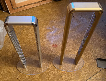 🎵📀 Dizajnové stojany na CD / DVD – kov & plexi (2 ks)