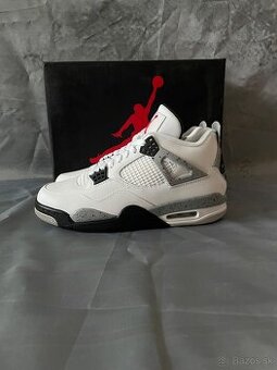 Jordan 4 white cement