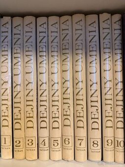 Dejiny umenia 1-10, vyd. Tatran