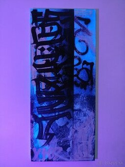 Obraz fluorescenčné, kaligraffiti