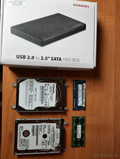 Predám HDD 2,5" - interné pevné disky do notebooku + HDD Sat