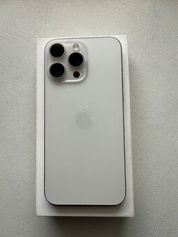 Predám Iphone 15 pro max 256 GB white titanium