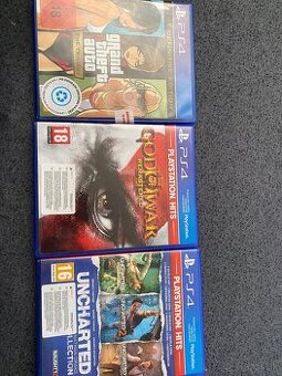 Predám tieto 3 hry na ps4/ps5