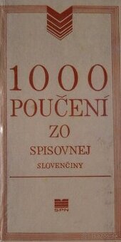 1000 poučení zo spisovnej slovenčiny