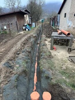 Kanalizačné a vodovodné prípojky na klúč Košice / Prešov