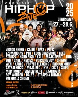 Vstupenky na Hip Hop žije Bratislava