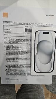 Iphone 15 zabalený 128GB