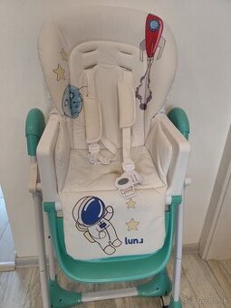 Detská jedálenská stolička Caretero Luna