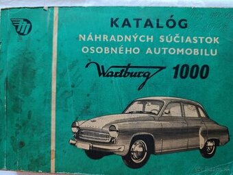 Katalóg súčiastok Wartburg 1000