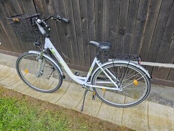 KRASNY DAMSKY BICYKEL