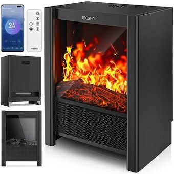 Elektrický krb 2000W s WiFi