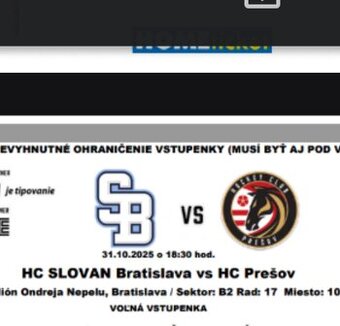 HC SLOVAN Bratislava vs HC Presov