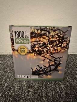 Vianočné osvetlenie extra teplá biela 36 m