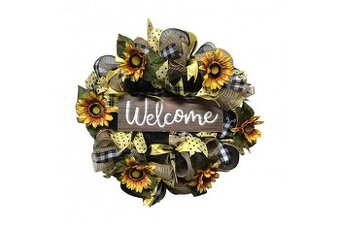 Letný venček na dvere