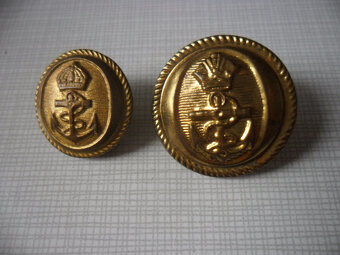 Starožitné uniformné a vojenské gombíky - 1