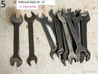 Vidlicové klúče Czechoslovakia