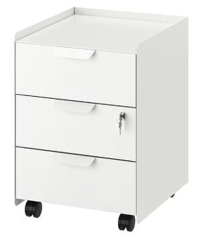 Skrinka so zasuvkami IKEA TROTTEN
