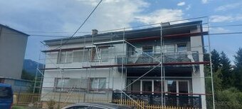 Predám nové pozinkované fasádne lešenie – 15 m² (5 m × 3 m)