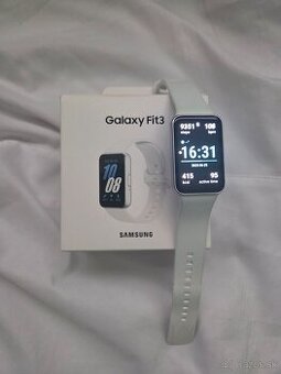 Samsung Fit 3 galaxy hodinky biele b dobrom stave návod krab