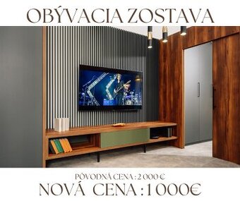 PREDÁM OBÝVACIU ZOSTAVU- VÝSTAVNÝ KUS ZA VÝHODNÚ CENU