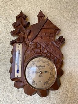 Retro meteostanica s teplomerom zn Fisher GDR