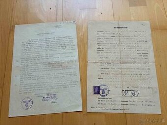 Dokumenty z vojnovej Petržalky