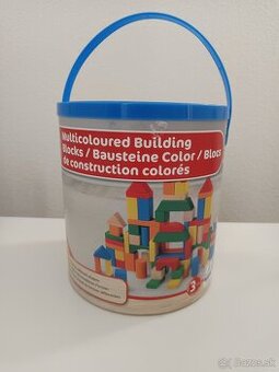 Drevená stavebnica 80 kusov