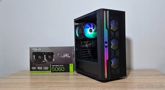 Herné pc 8jadro RYZEN 7 5800X/SSD/NVIDIA RTX5060 8GB